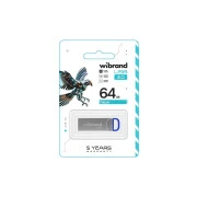Wibrand 64GB Falcon Silver-Blue USB 2.0 (WI2.0/FA64U7U) (UA)