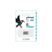 Wibrand 8GB Hawk Silver USB 2.0 (WI2.0/HA8M1S) (UA)