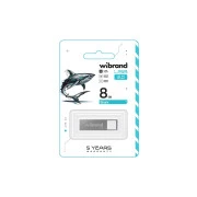Wibrand 8GB Shark Silver USB 2.0 (WI2.0/SH8U4S) (UA)