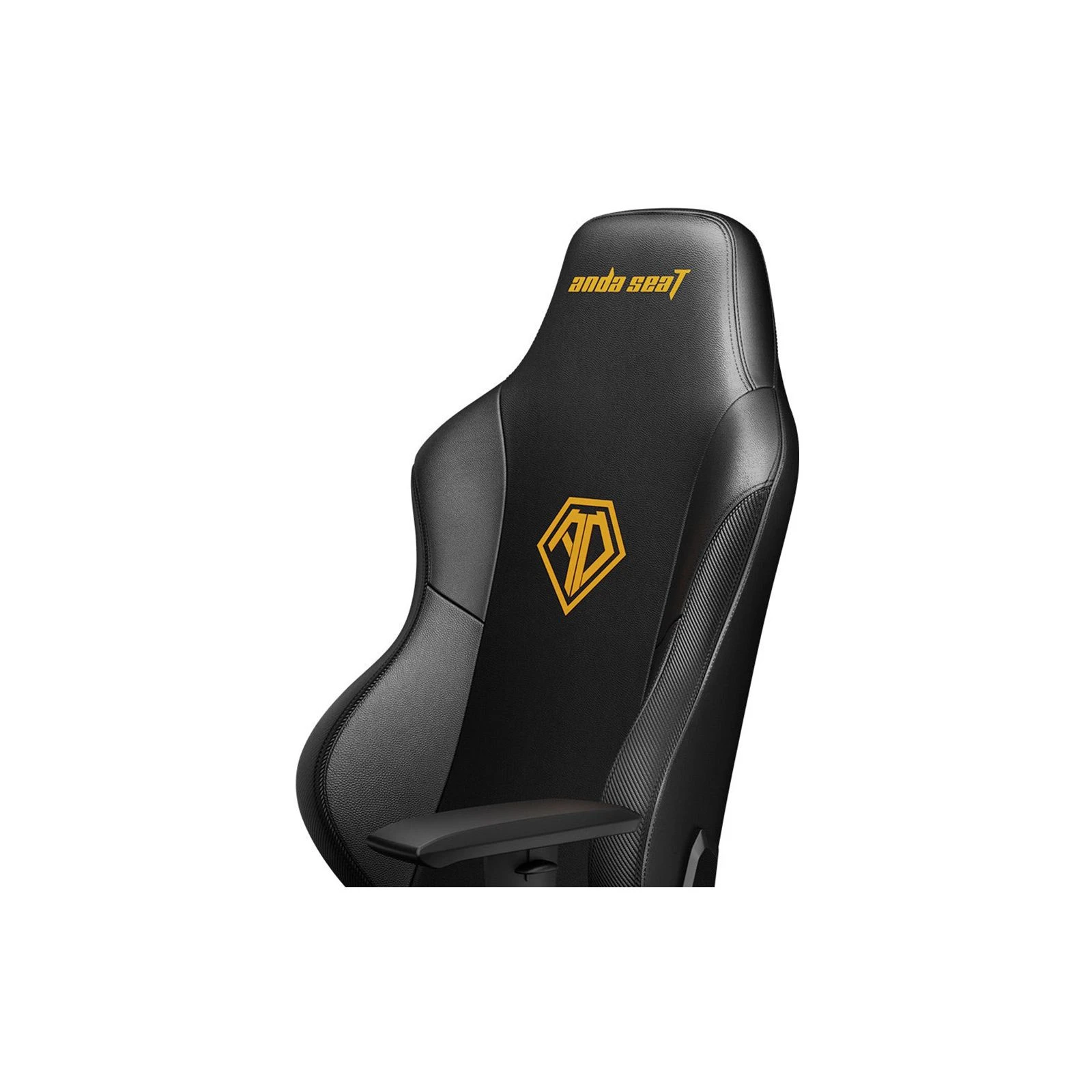 Anda Seat Phantom 3 Size L Black/Gold (AD18Y-06-B-PV/C) (UA) Высота спинки 82 см