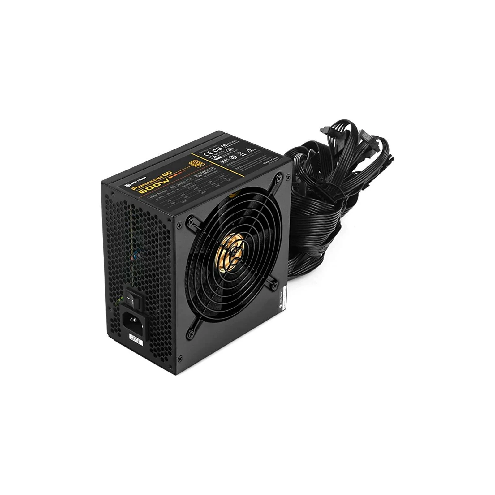 HighPower 600W (HP1-J600GD-F12S) (UA) Тип ПК: для комп'ютерів; Стандарт
