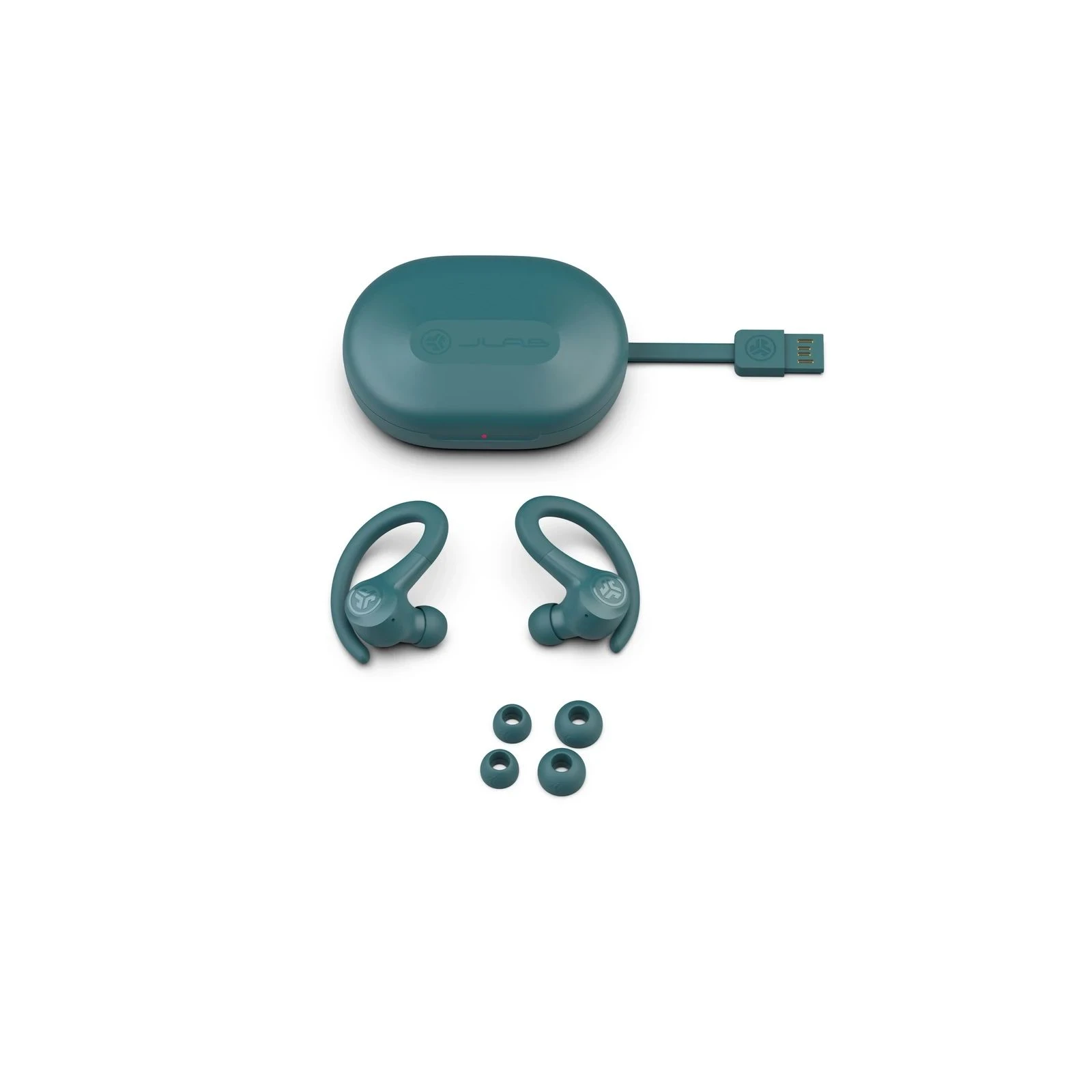 Jlab GO Air Sport Teal (IEUEBGAIRSPRTRTEL124) Конструкція вакуумні / внутрішньоканальні
