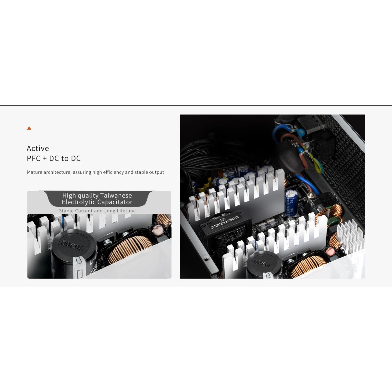 PcCooler 850W (YK850) (UA) Модульне підключення кабелів ні