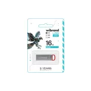 Wibrand 16GB Falcon Silver-Red USB 2.0 (WI2.0/FA16U7R) (UA)