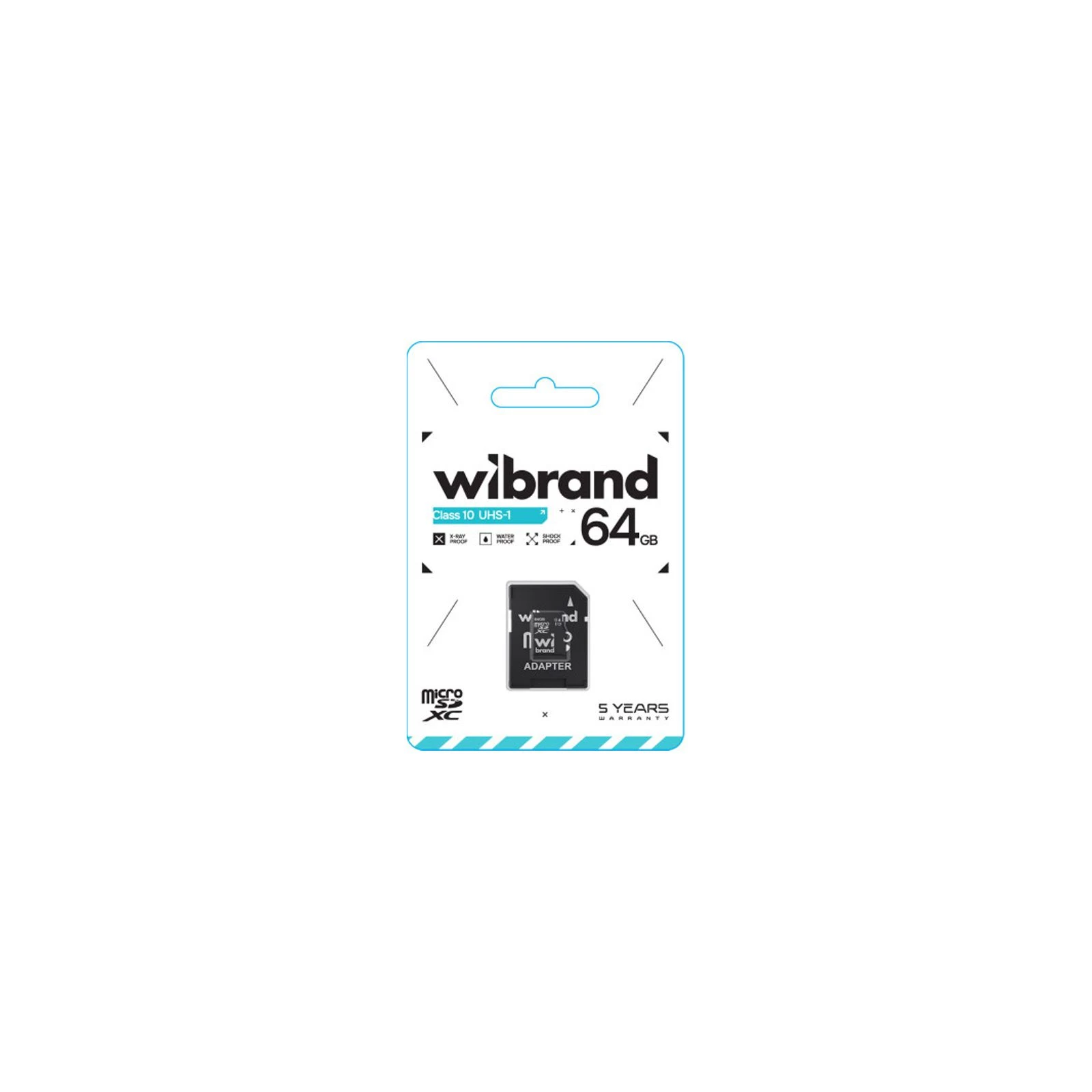 Wibrand 64GB mictoSD class 10 UHS-I (WICDXU1/64GB-A) (UA) Тип картки пам'яті microSDXC; Об'єм