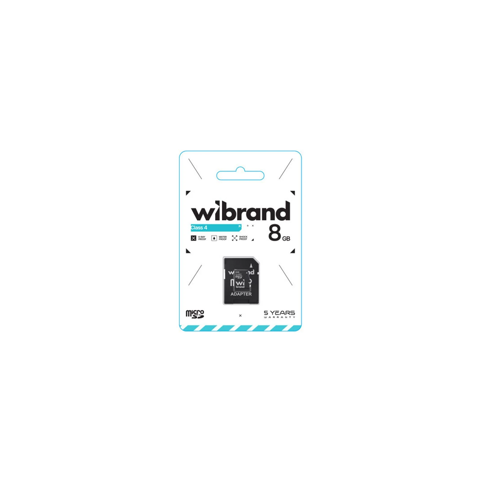 Wibrand 8GB microSD class 4 (WICDC4/8GB-A) (UA) Тип карты памяти: microSDHC; Объем