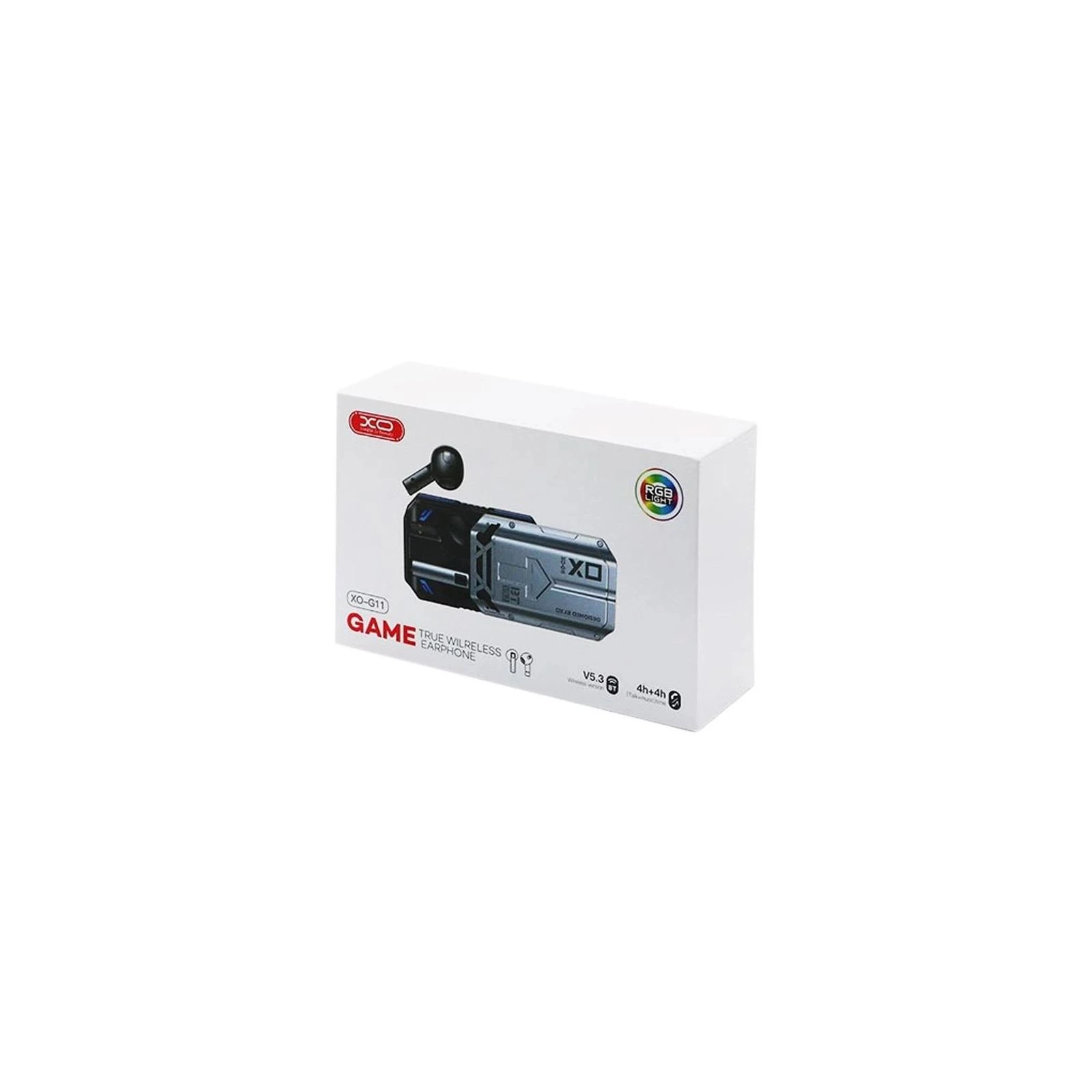 XO G11 Grey (XO-G11GRY) (UA) Тип: TWS (True Wireless Stereo); Назначение:
