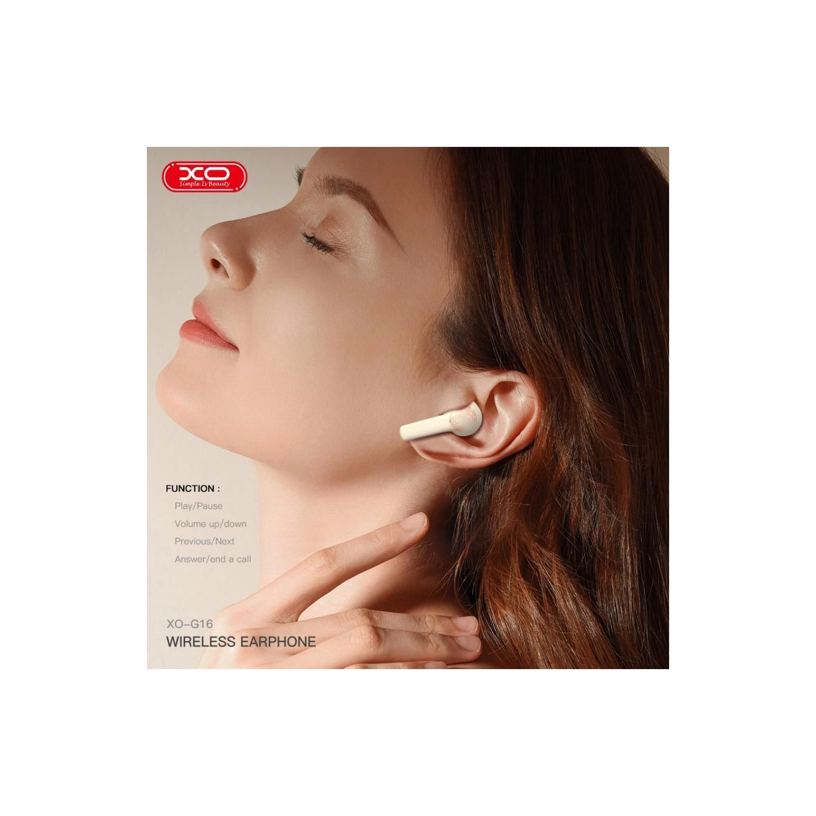 XO G16 ENC White (XO-G16WH) (UA) Назначение для телефона, для ноутбука