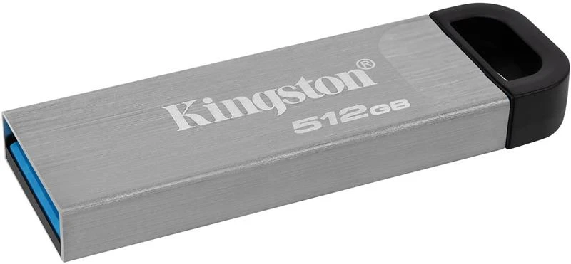 USB3.2 512GB Kingston DataTraveler Kyson Silver/Black (DTKN/512GB) (UA) Объем памяти: 512 ГБ; Интерфейс: USB