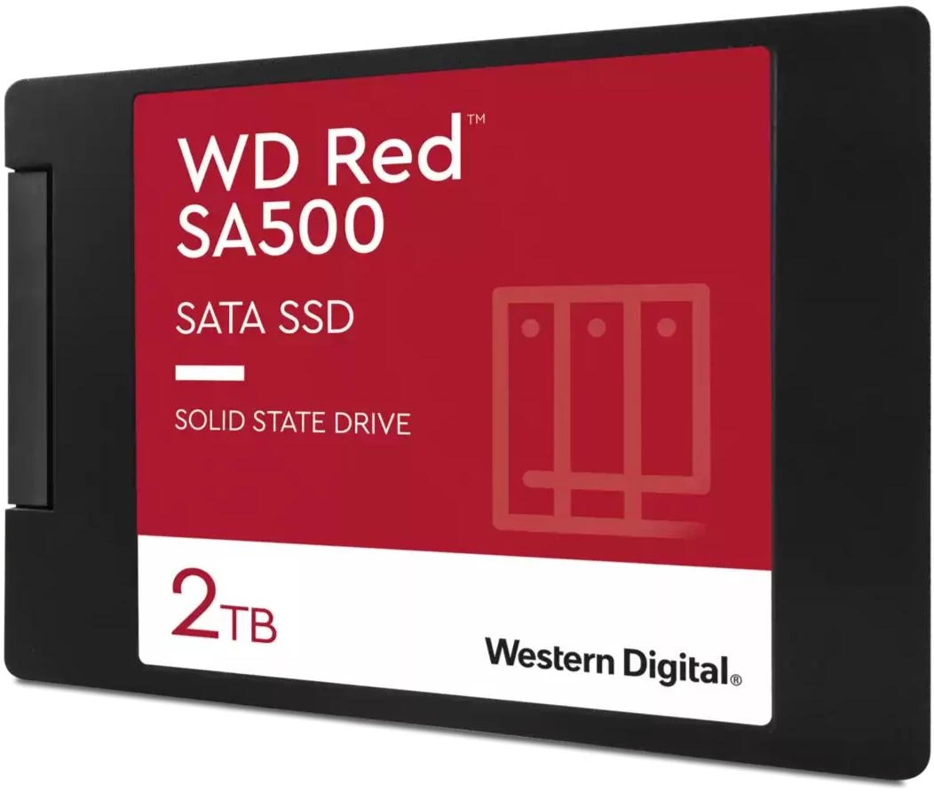 SSD Western Digital 2.5 2TB SATA Red (WDS200T2R0A) (UA) Тип: внутрішній; Місткість: 2 ТБ;