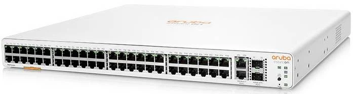 HPE Aruba Instant On 1960 48xGE (JL808A) (UA) Порти 48 x 10/100/1000 RJ45; 2 x 10G SFP+; 2 x 10 GbE BASE-T (RJ45)