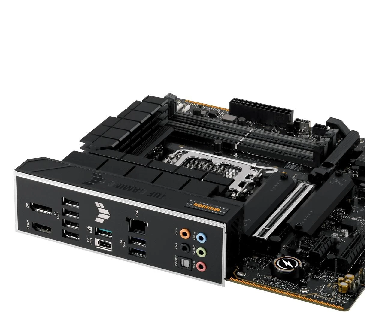 ASUS TUF GAMING B760M-PLUS II EU Конструкція силової частини: