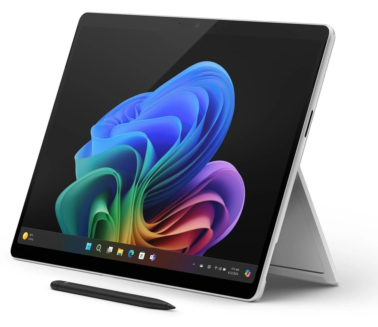 Microsoft Surface Pro Copilot+ PC C12/16GB/1TB - OLED (platinum) (ZIB-00004) Процессор: Qualcomm Snapdragon X Elite (12