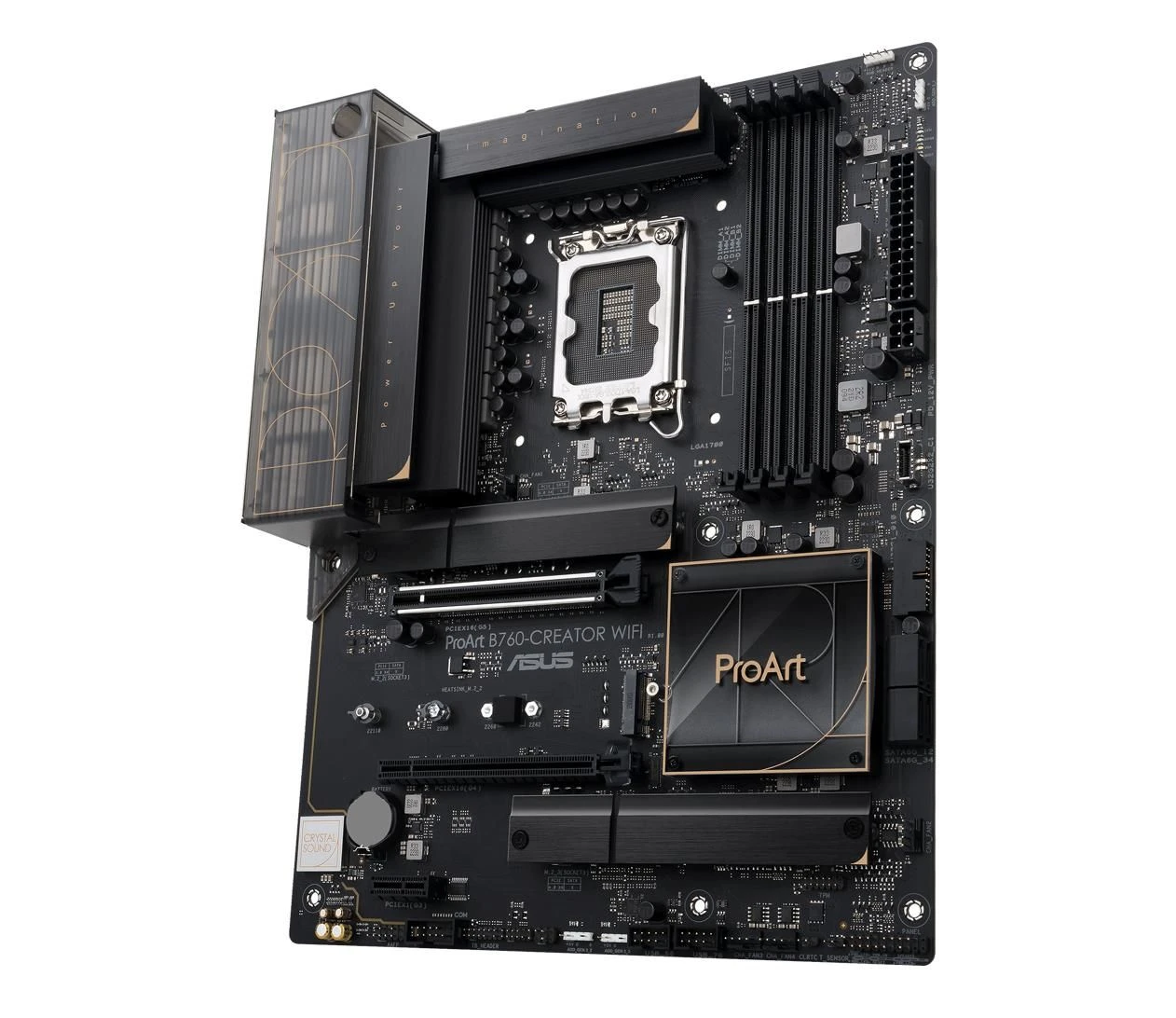 ASUS PROART B760-CREATOR WIFI EU Тип охолодження чіпсету материнської плати  Пасивний