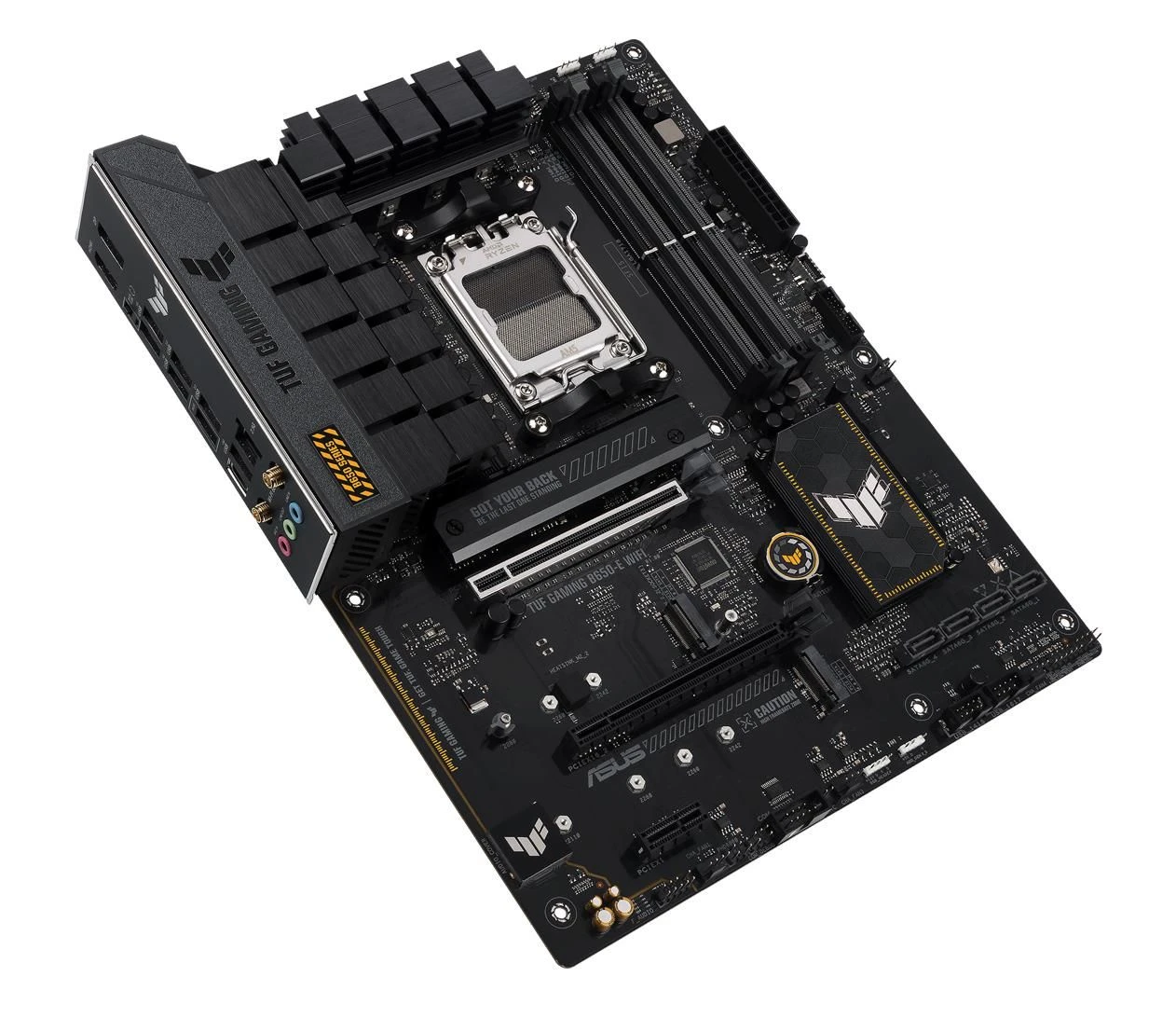ASUS TUF GAMING B650-E WIFI EU Охолодження секції живлення радіатором  Так (Повністю охолоджувана силова частина з алюмінієвим радіатором)