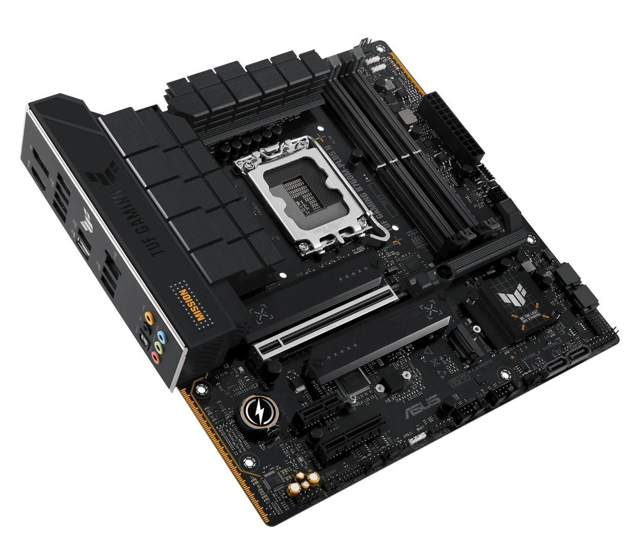 ASUS TUF GAMING B760M-PLUS II EU Охлаждение секции питания радиатором  Да (Полностью охлаждаемая силовая часть с алюминиевым радиатором)