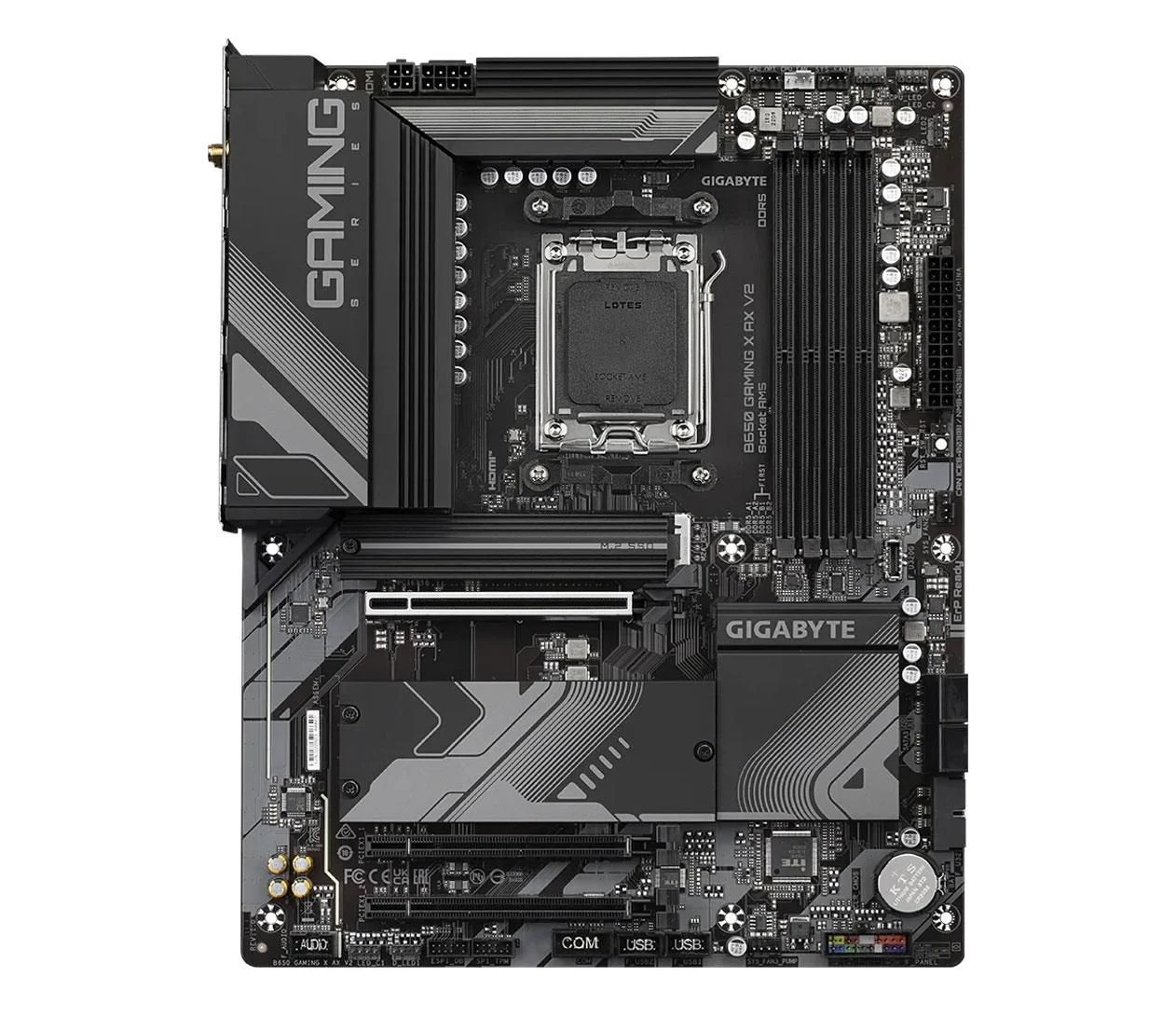 Gigabyte B650 GAMING X AX V2 EU Сумісність з SSD-накопичувачами m.2 з радіатором  ні