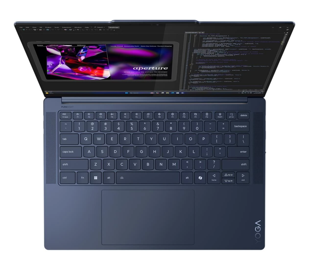 Lenovo Yoga Slim 7-14 X Elite X1E-78-100/32GB/1TB/Win11 OLED AI (83ED002SPB) Процессор: Qualcomm Snapdragon X Elite (12