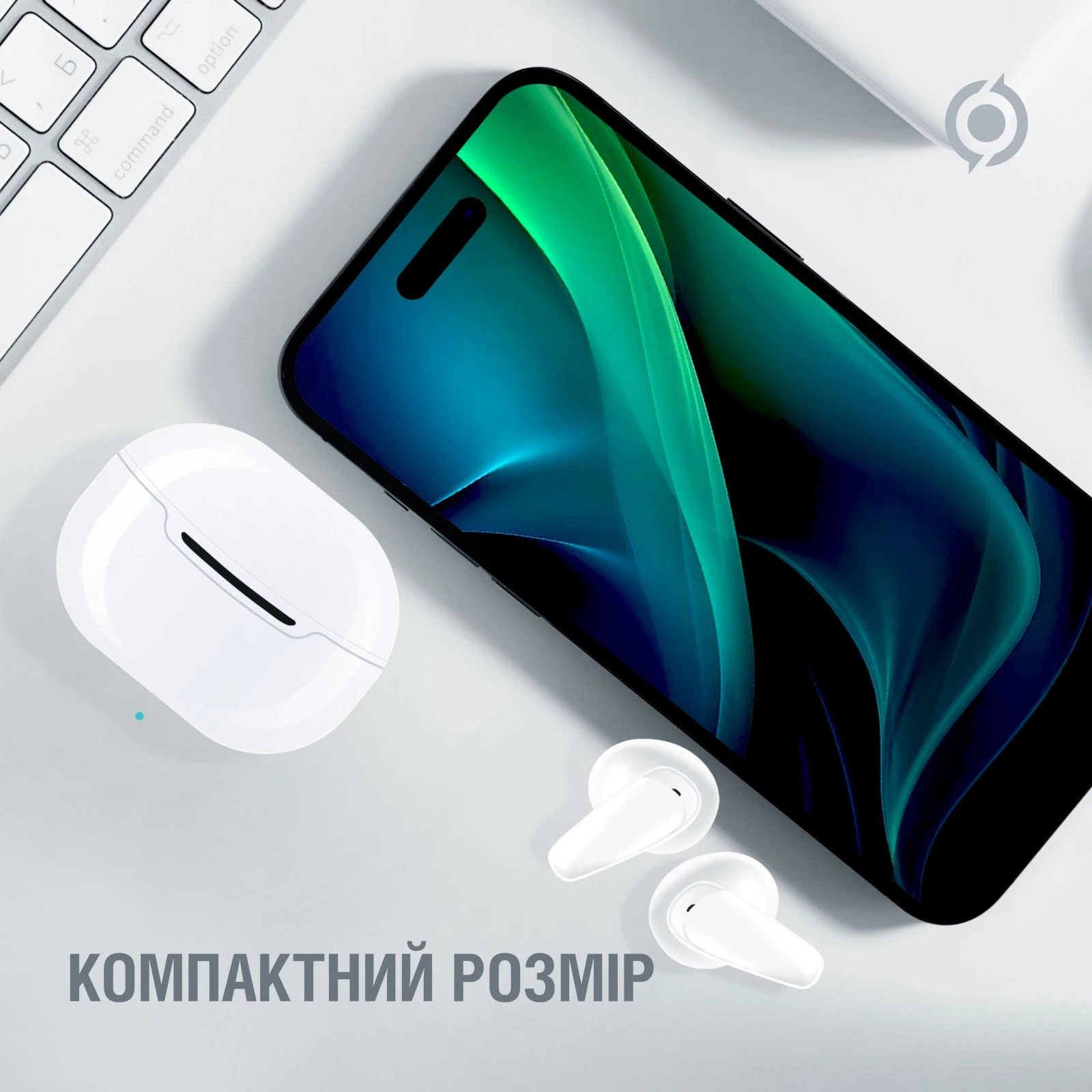 Piko TWS-MiniJoy White (1283126583421) (UA) Тип: TWS (True Wireless Stereo); Призначення: