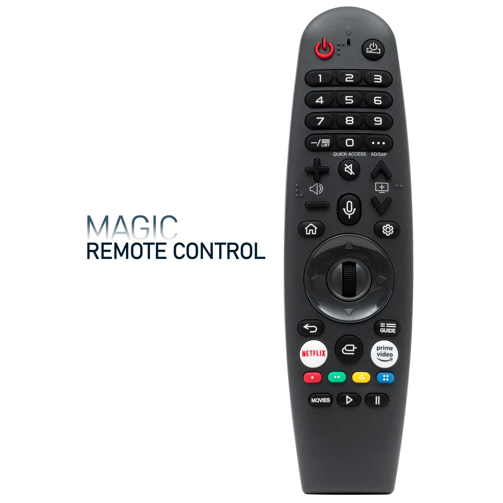 Vinga Magic Mouse (для S50UHD25B/S55UHD25B/S43UHD25BWEB) (UA) Робоча дистанція, м: 5 м;