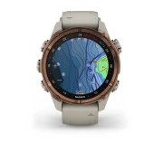 Garmin Descen Mk3i – 43 mm Bronze PVD Titanium with French Gray Silicone Band (010-02753-14) (UA)