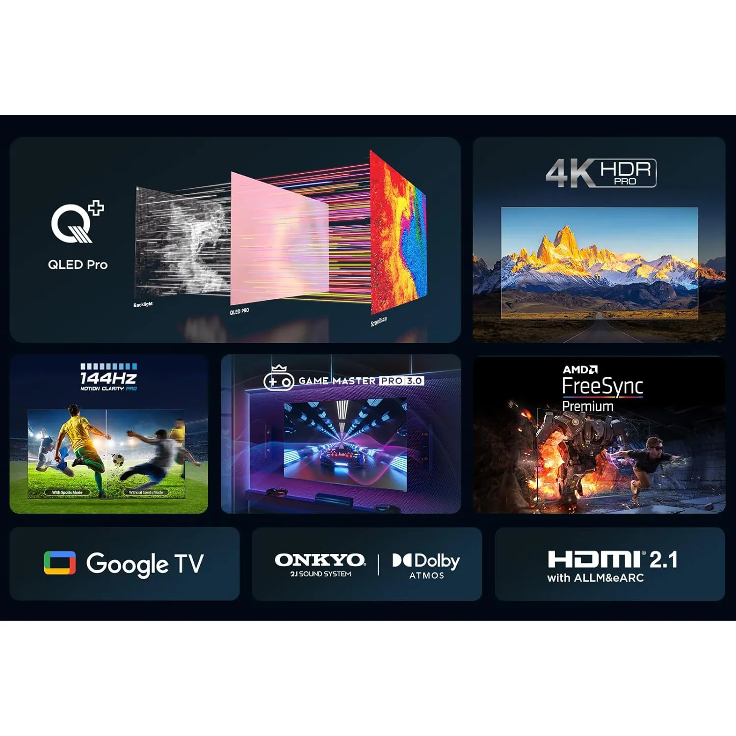 TCL 85T8B Яскравість 450 кд/м²