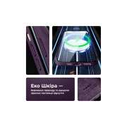 Чохол для мобільного телефону Armorstandart FAKE Leather Case Apple iPhone 13 Dark Cherry (ARM61370) (UA)