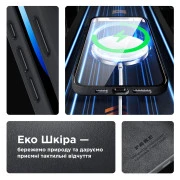 Чехол для мобильного телефона Armorstandart FAKE Leather Case Apple iPhone 15 Plus Black (ARM76293) (UA)