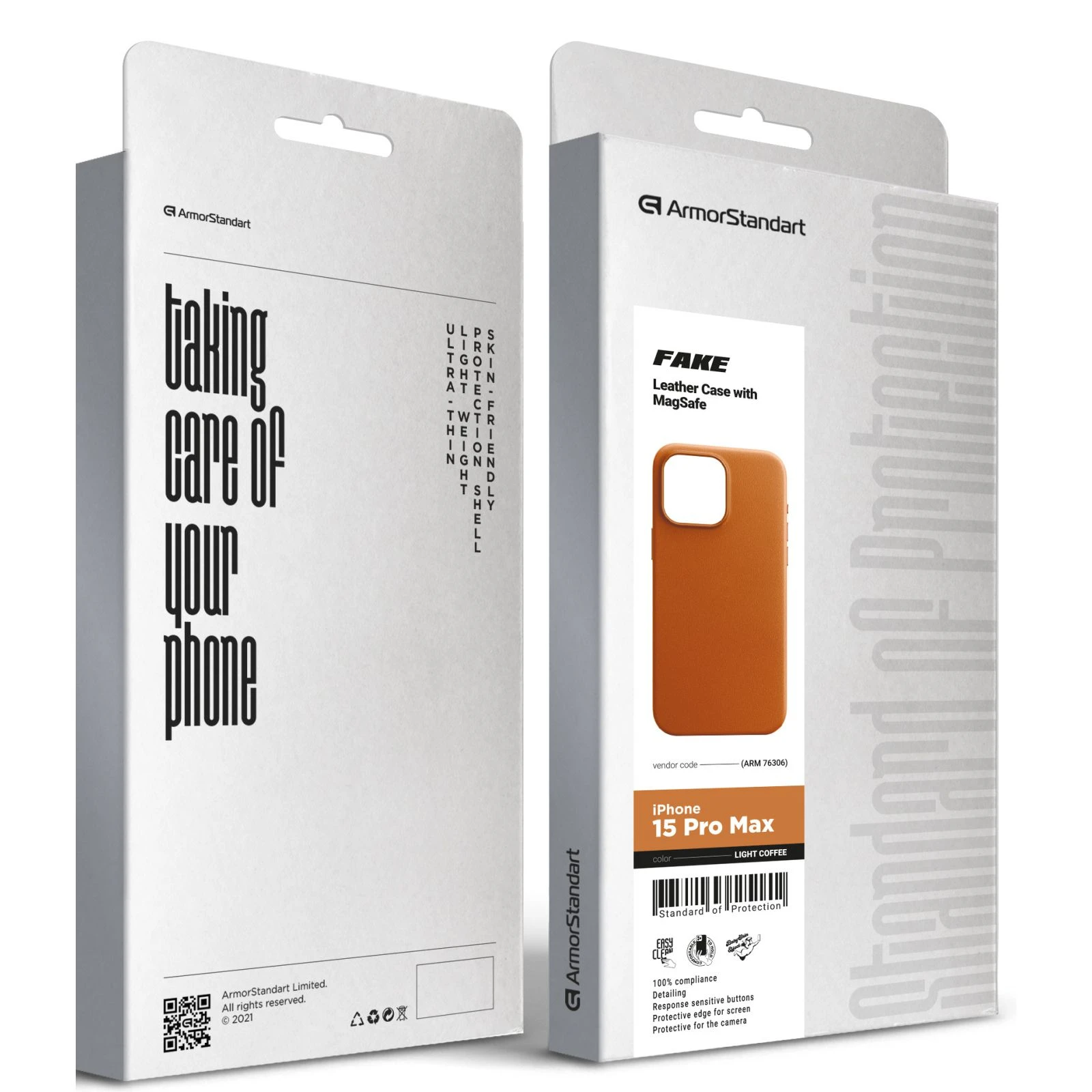 Чохол для мобільного телефону Apple iPhone 15 Pro Max Light Coffee (ARM76306) (UA) ТОП Популярних моделей: Apple iPhone 15