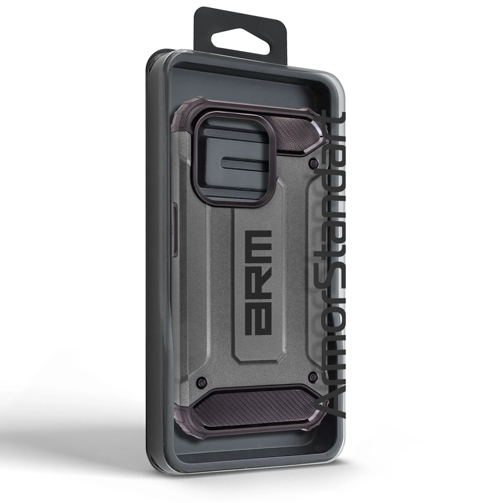 Чохол для мобільного телефону Armorstandart Panzer Apple iPhone 15 Pro Grey (ARM75645) (UA) ТОП Популярних моделей: Apple iPhone 15