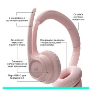 Logitech Zone 300 Bluetooth Rose (981-001412) (UA)