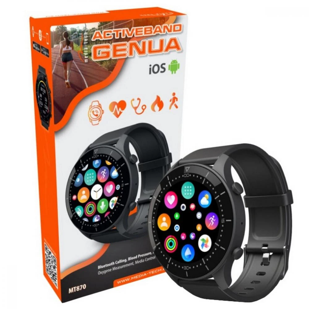 Смарт-годинник Media-Tech Active-Band Genua (MT870) (UA) Бренд: Media-Tech; iOS: є; Android: є;