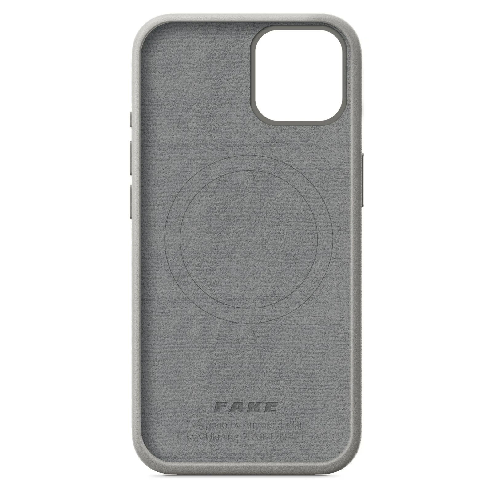 Чохол для мобільного телефону Armorstandart FAKE Leather Case Apple iPhone 15 Grey (ARM76289) (UA) Тип чохла для телефону накладка