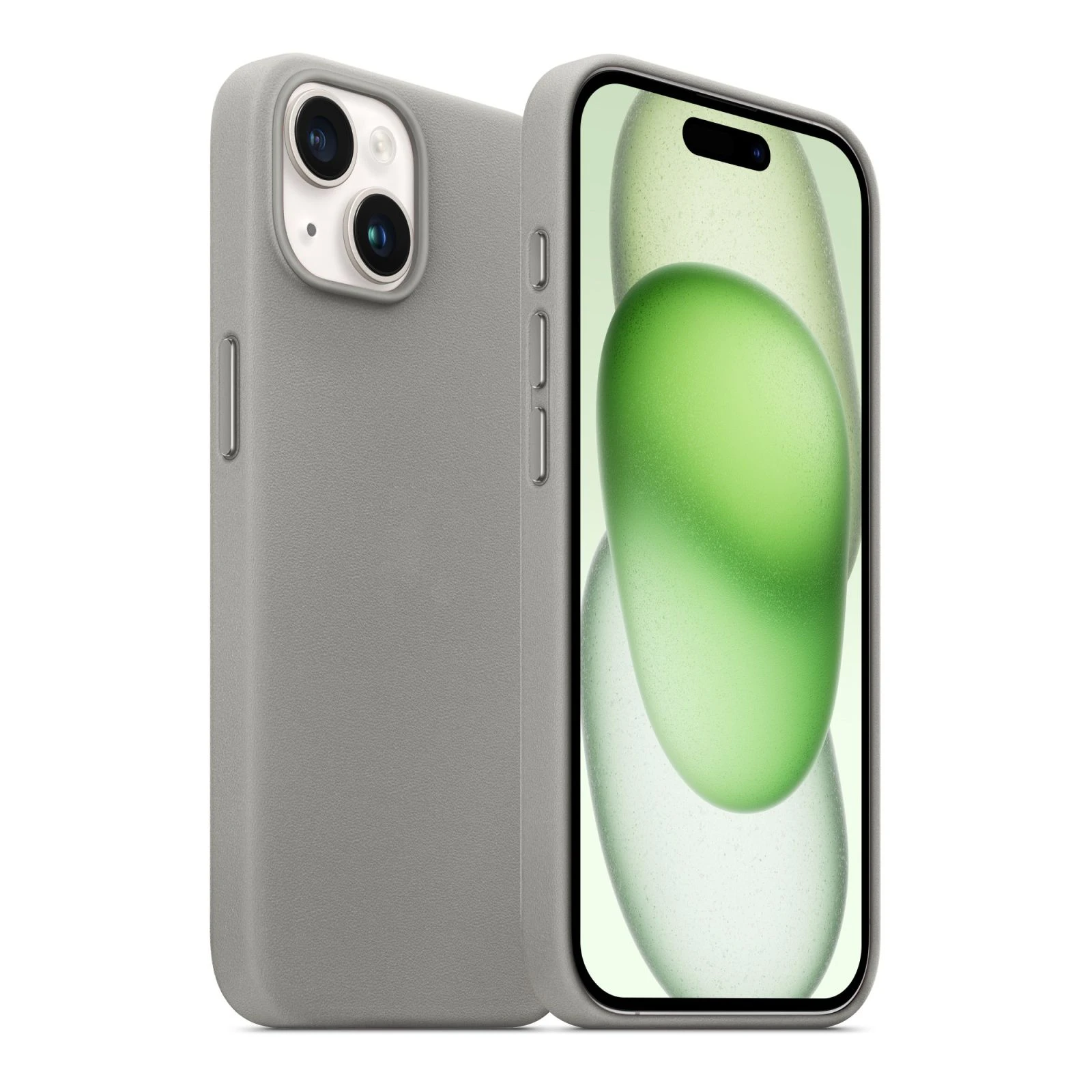 Чохол для мобільного телефону Armorstandart FAKE Leather Case Apple iPhone 15 Grey (ARM76289) (UA) Сумісність з моделями Apple iPhone 15