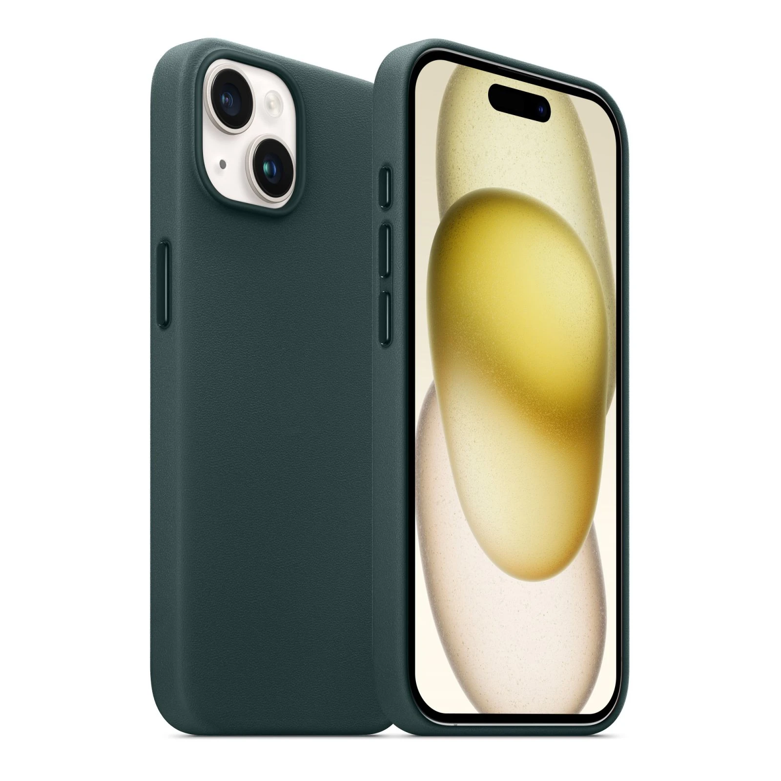 Чехол для мобильного телефона Armorstandart FAKE Leather Case Apple iPhone 15 Sequoia Green (ARM76291) (UA) Совместимость с моделями Apple iPhone 15