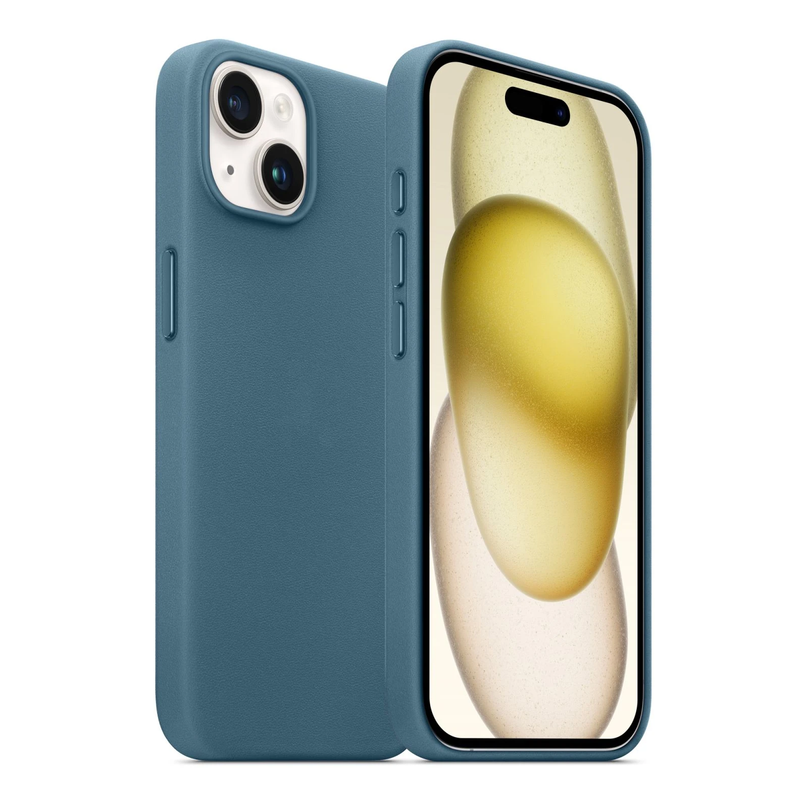 Чехол для мобильного телефона Armorstandart FAKE Leather Case Apple iPhone 15 Plus Sea Blue (ARM76298) (UA) Совместимость с моделями Apple iPhone 15 Plus