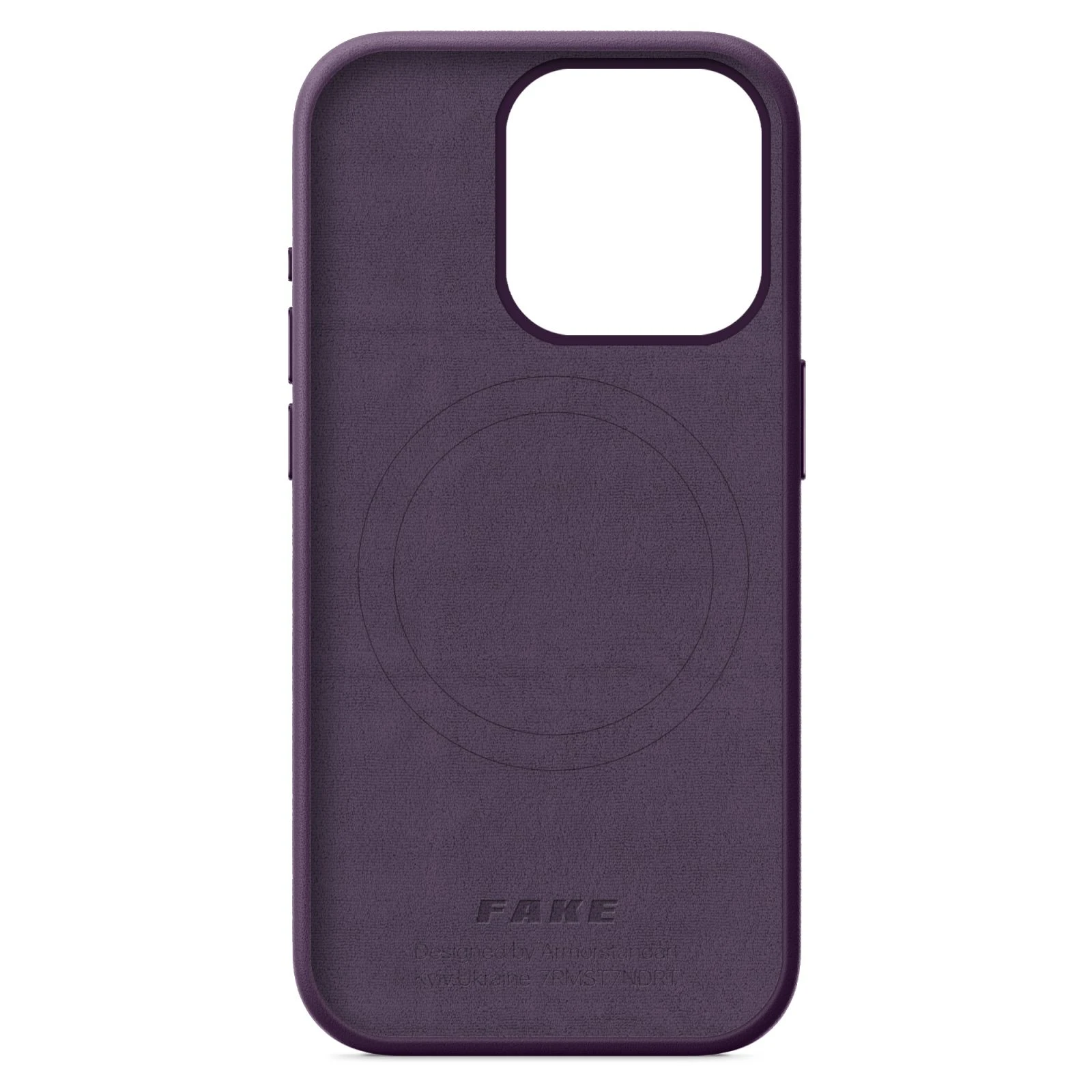 Чехол для мобильного телефона Armorstandart FAKE Leather Case Apple iPhone 15 Pro Deep Purple (ARM76302) (UA) Тип чехла для телефона накладка