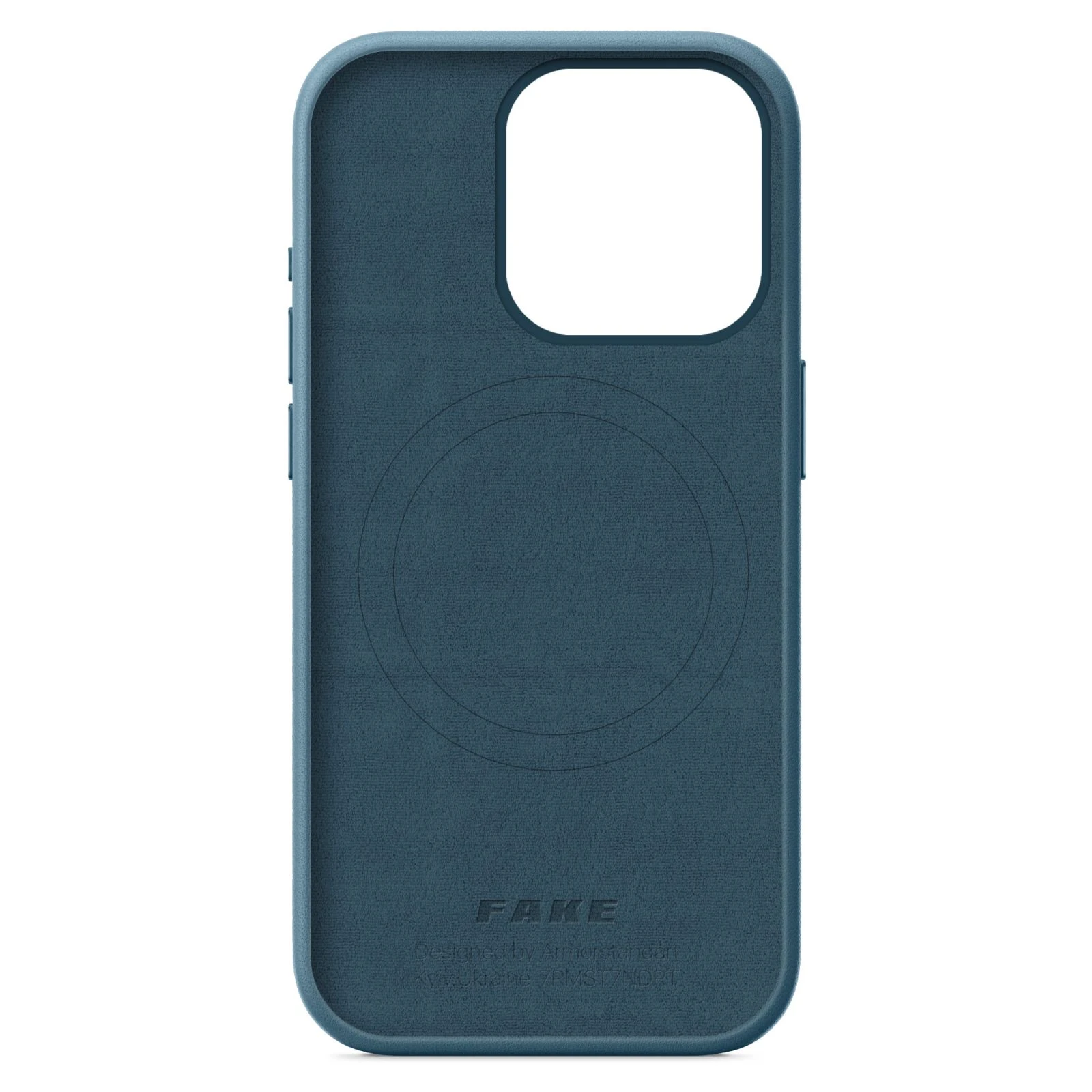 Чехол для мобильного телефона Armorstandart FAKE Leather Case Apple iPhone 15 Pro Sea Blue (ARM76304) (UA) Тип чехла для телефона накладка