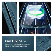 Чехол для мобильного телефона Armorstandart FAKE Leather Case Apple iPhone 15 Pro Sea Blue (ARM76304) (UA)