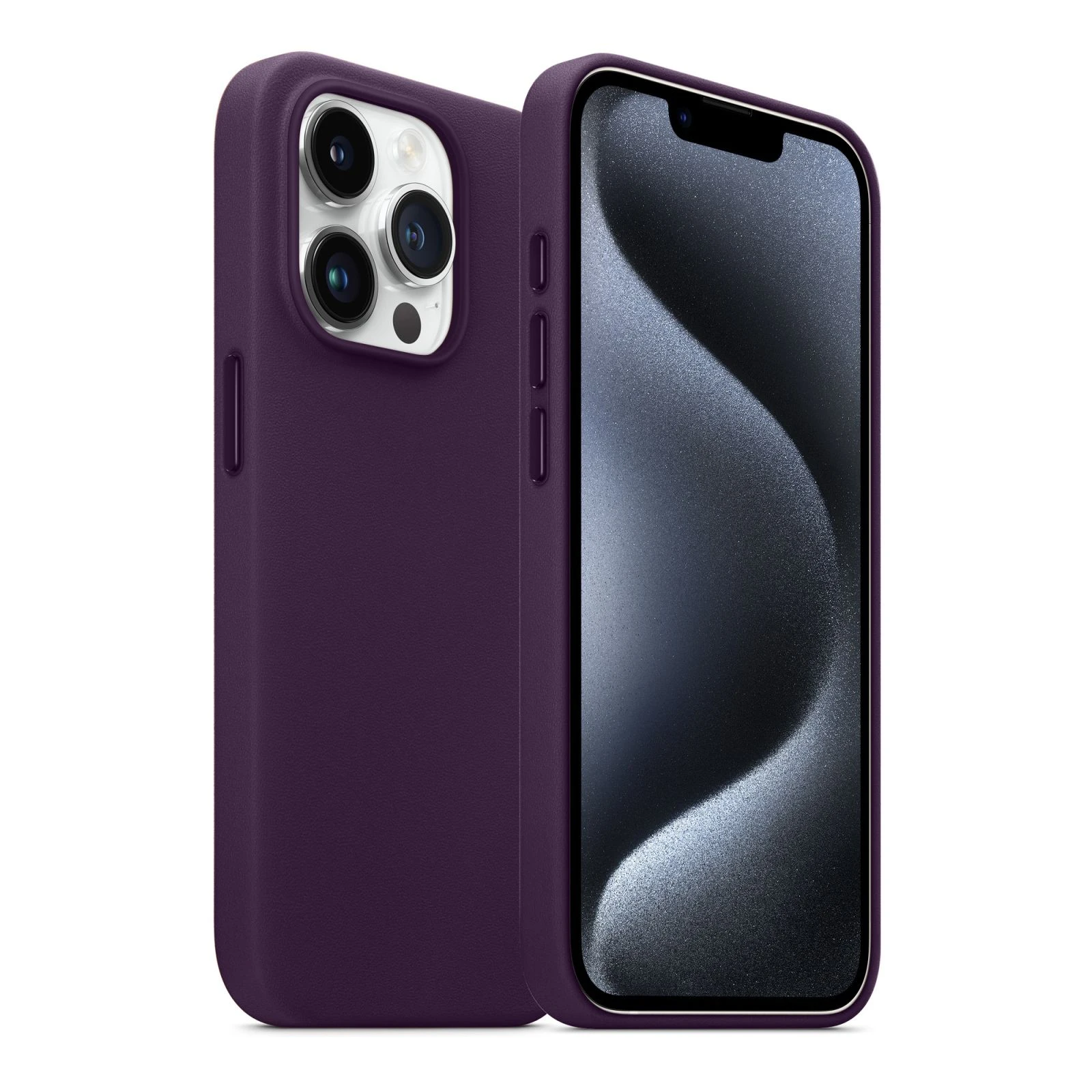 Чехол для мобильного телефона Armorstandart FAKE Leather Case Apple iPhone 15 Pro Max Deep Purple (ARM76308) (UA) Совместимость с моделями Apple iPhone 15 Pro Max