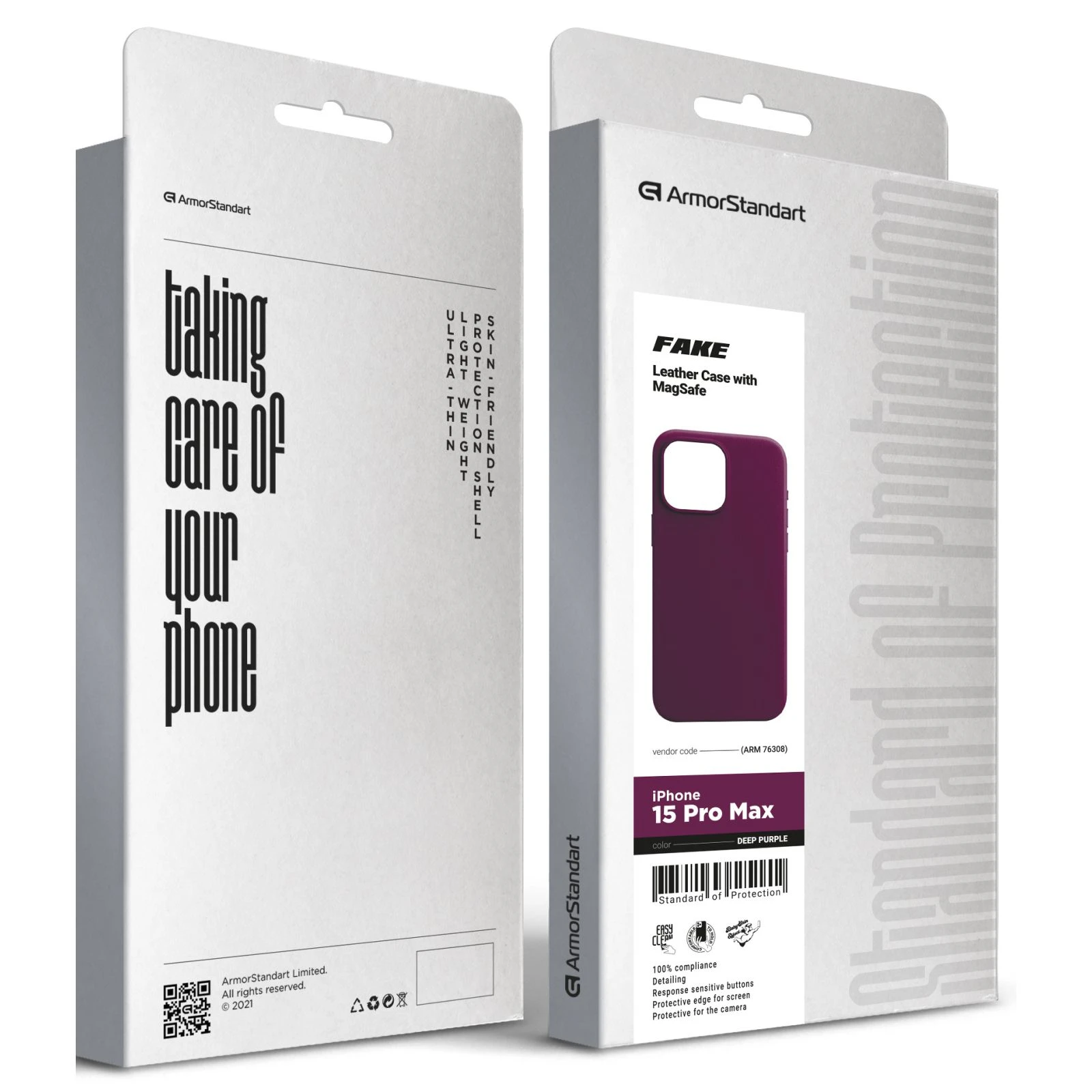 Чохол для мобільного телефону Apple iPhone 15 Pro Max Deep Purple (ARM76308) (UA) ТОП Популярних моделей: Apple iPhone 15