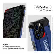 Чехол для мобильного телефона Armorstandart Panzer Apple iPhone 15 Pro Dark Blue (ARM73727) (UA)