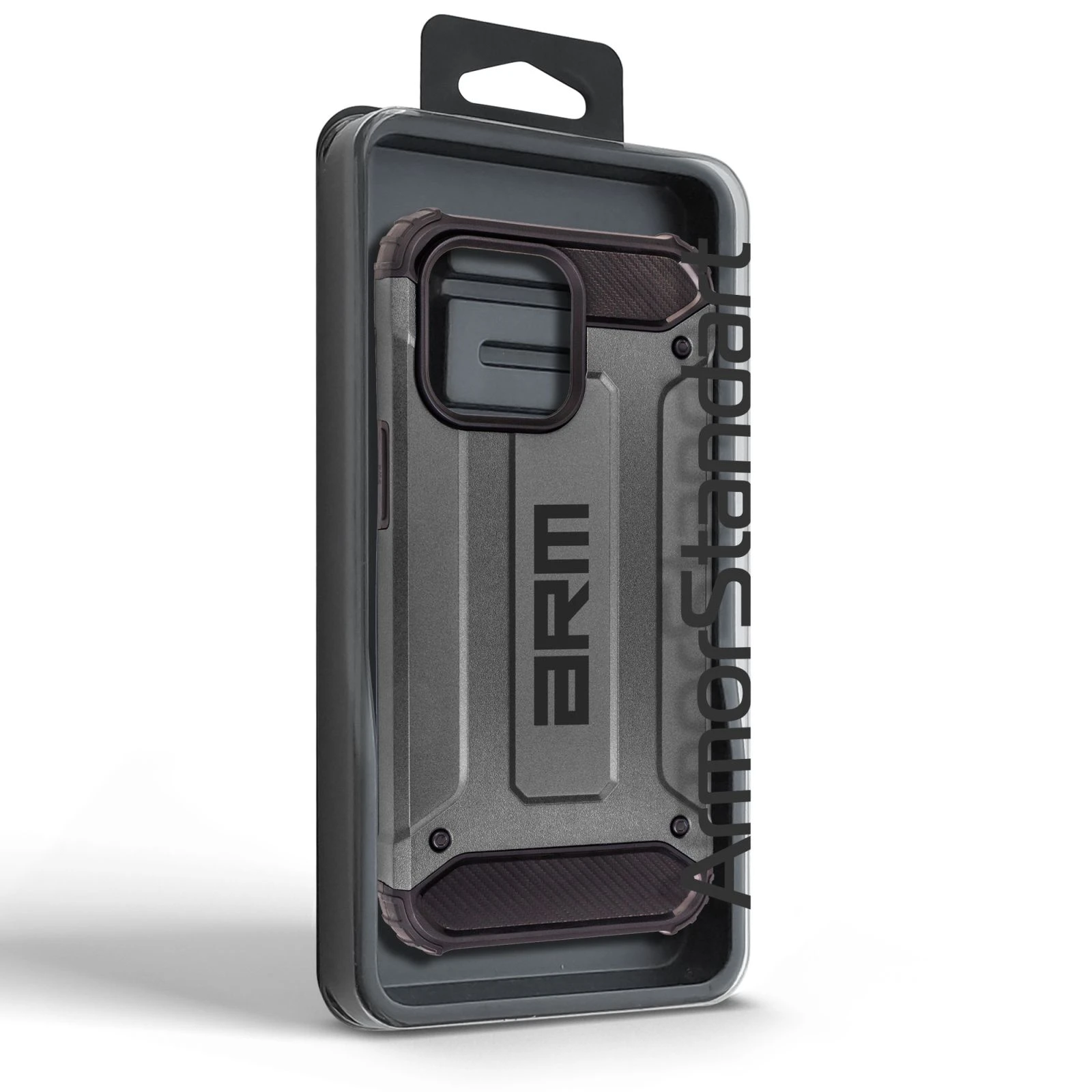 Чохол для мобільного телефону Armorstandart Panzer Apple iPhone 15 Pro Max Grey (ARM75646) (UA) ТОП Популярних моделей Apple iPhone 15 Pro Max