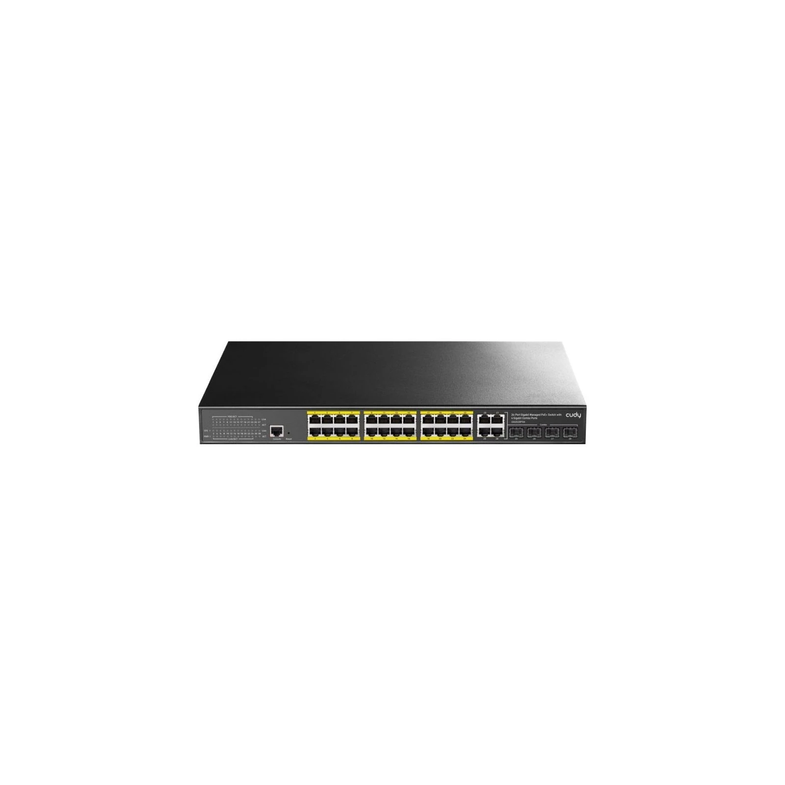 Коммутатор сетевой Cudy GS2028PS4-300W (UA) Тип: управляемый; Форм-фактор: в