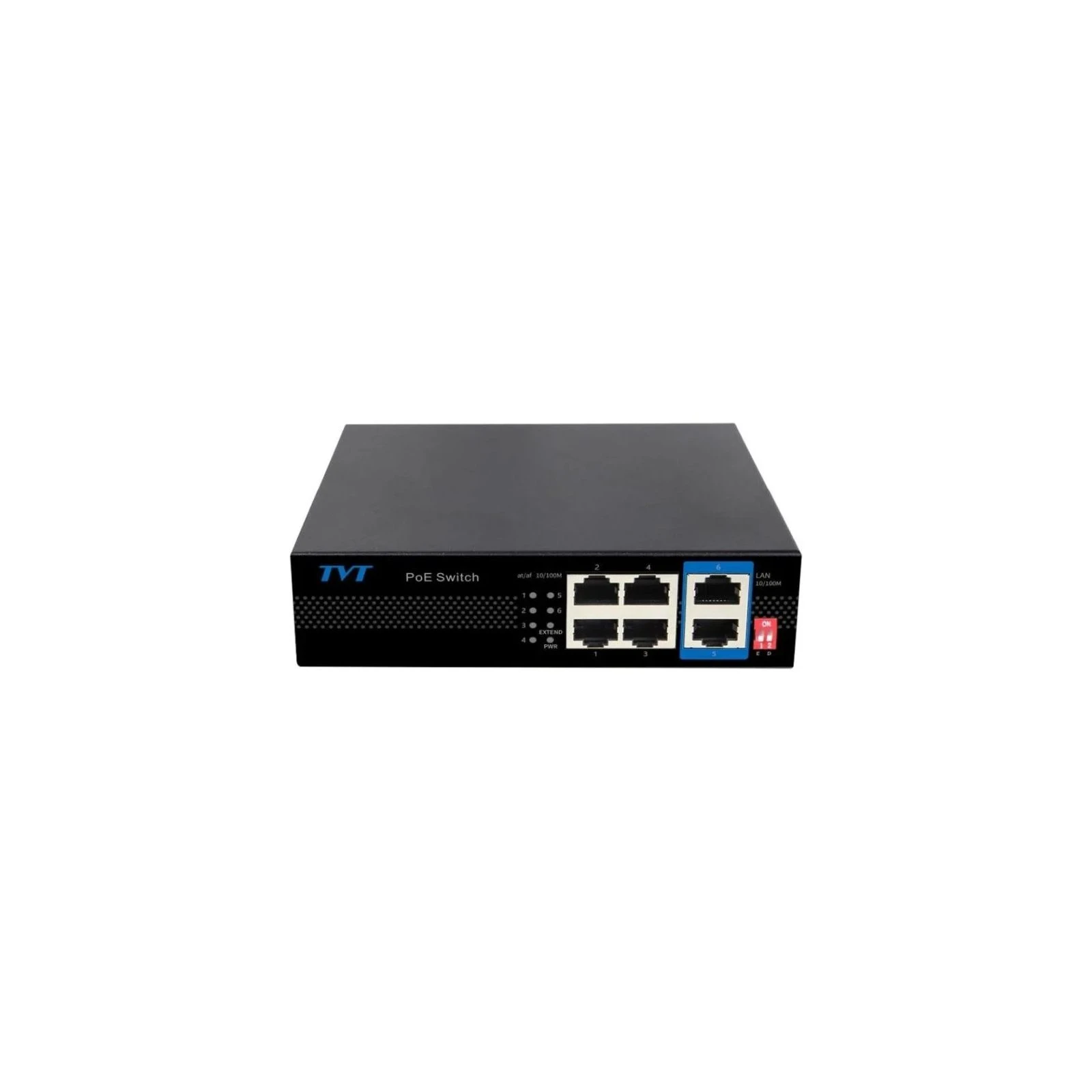 Комутатор мережевий TVT DIGITAL TD-B2204S1-PEU Тип некерований