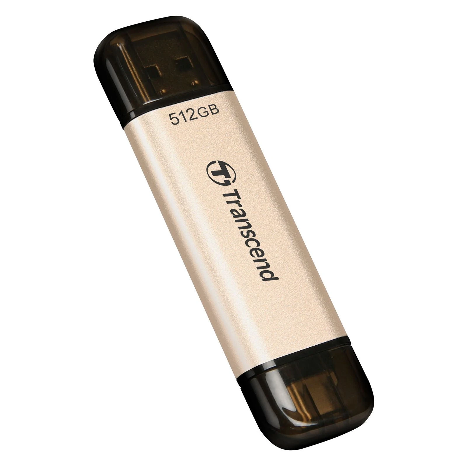 Transcend 512GB JetFlash 930C Gold-Black USB 3.2/Type-C (TS512GJF930C) (UA) Максимальна швидкість запису 400 Мбайт/сек