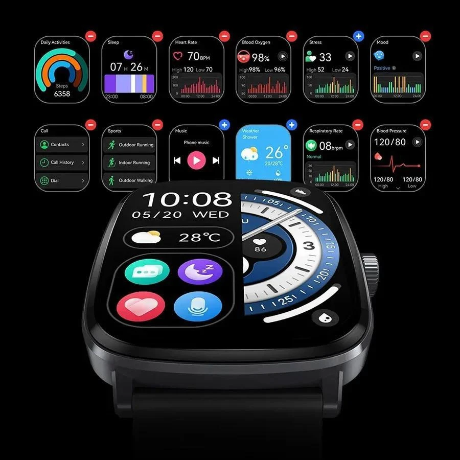 Смарт-часы Haylou RS5 Silver Бренд: Haylou; Линейка: RS5; iOS: есть;