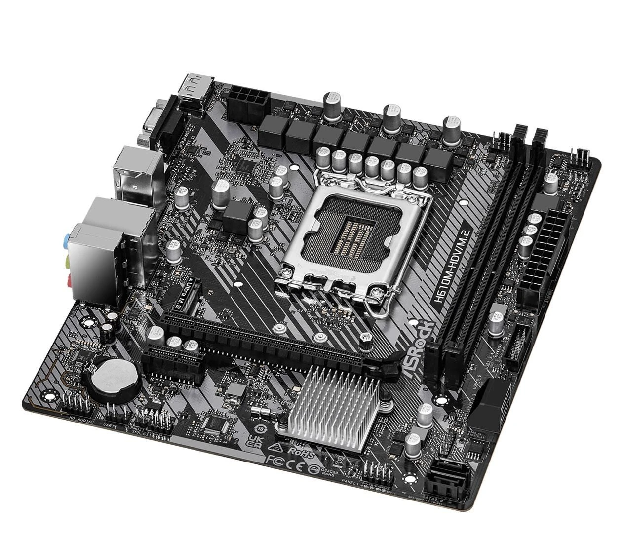 ASRock H610M-HDV/M.2 R2.0 EU Конструкція силової частини: