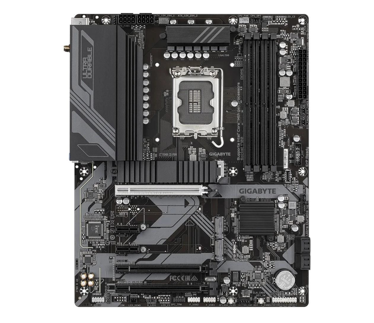 Gigabyte Z790 D AX EU Тип охолодження чіпсету материнської плати Пасивний