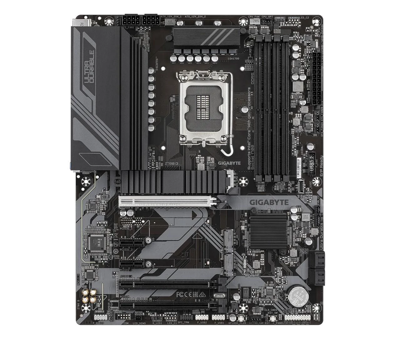 Gigabyte Z790 D EU Тип охолодження чіпсету материнської плати Пасивний